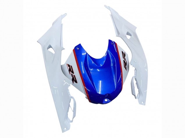 Preisgünstige BMW S1000RR Motorrad Verkleidung 2017-2018 - Weiss Blau Rot Glanzendes Schwarz