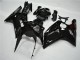 Preisgünstige Kawasaki ZX6R Motorrad Verkleidung 2003-2004 - Glanzendes Schwarz