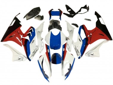 Preisgünstige BMW S1000RR Motorrad Verkleidung 2017-2018 - Weiss Blau Rot Schwarz