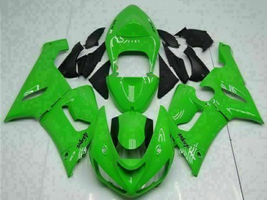 Preisgünstige Kawasaki ZX6R Motorrad Verkleidung 2005-2006 - Grun