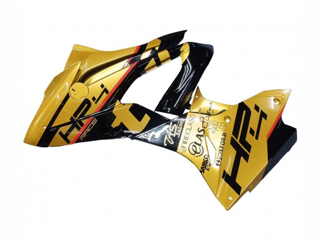 Preisgünstige BMW S1000RR Motorrad Verkleidung 2017-2018 - Gold Schwarz Tyco