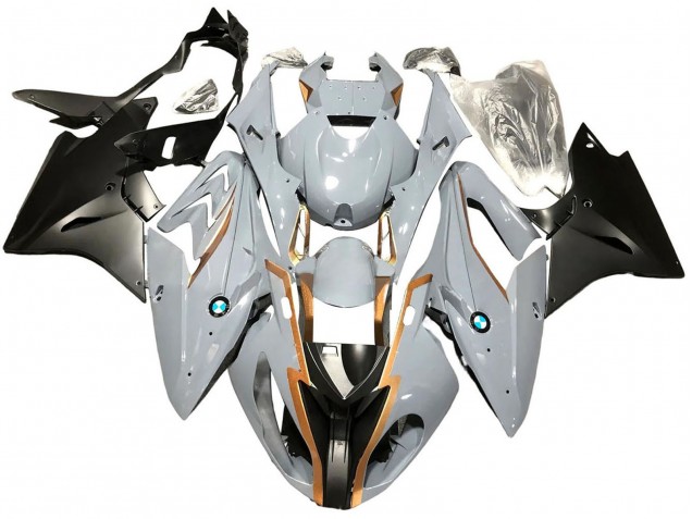 Preisgünstige BMW S1000RR Motorrad Verkleidung 2017-2018 - Nardo Grau Matt Schwarz