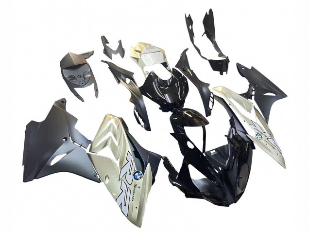 Preisgünstige BMW S1000RR Motorrad Verkleidung 2017-2018 - Silber Schwarz