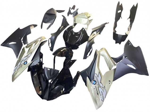 Preisgünstige BMW S1000RR Motorrad Verkleidung 2017-2018 - Silber Schwarz