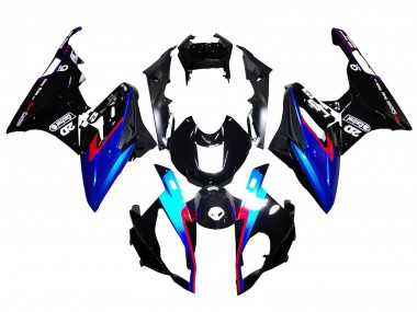 Preisgünstige BMW S1000RR Motorrad Verkleidung 2015-2016 - Rot Blau Schwarz Glanzendes Schwarz