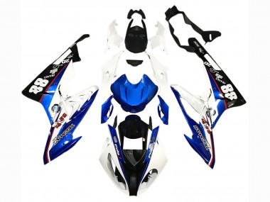Preisgünstige BMW S1000RR Motorrad Verkleidung 2015-2016 - Weiss Blau Schwarz 88