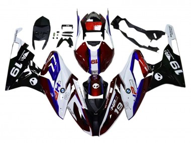Preisgünstige BMW S1000RR Motorrad Verkleidung 2015-2016 - Weiss Rot Blau Schwarz