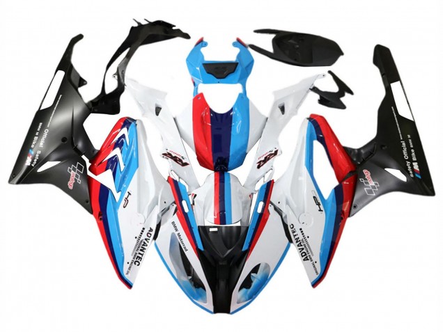 Preisgünstige BMW S1000RR Motorrad Verkleidung 2015-2016 - Weiss Rot Blau Matt Schwarz