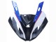 Preisgünstige BMW S1000RR Motorrad Verkleidung 2015-2016 - Weiss Blau Schwarz Carbonfaser