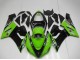 Preisgünstige Kawasaki ZX6R Motorrad Verkleidung 2005-2006 - Grun Glanzendes Schwarz Elf