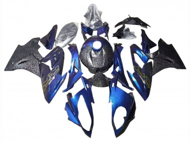 Preisgünstige BMW S1000RR Motorrad Verkleidung 2015-2016 - Gradient Lila Blau Geschmiedet Carbonfaser