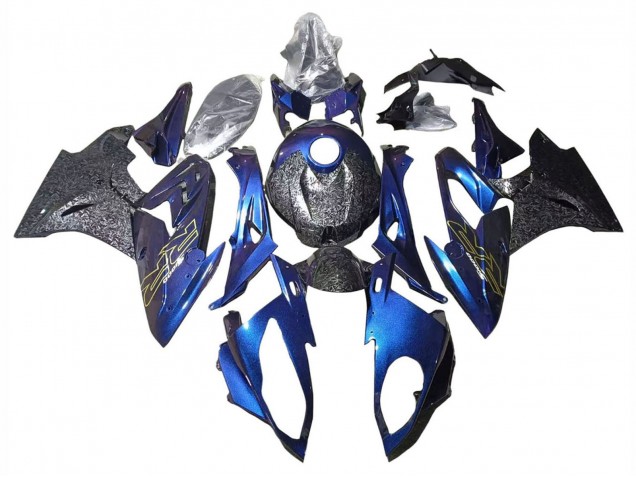 Preisgünstige BMW S1000RR Motorrad Verkleidung 2015-2016 - Gradient Lila Blau Geschmiedet Carbonfaser