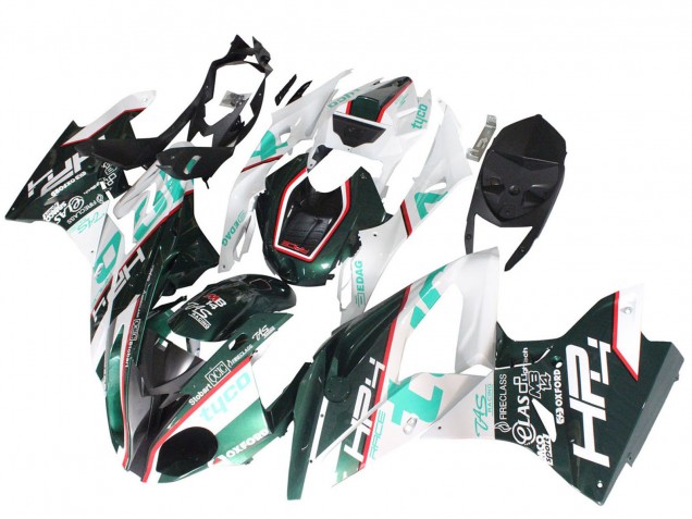 Preisgünstige BMW S1000RR Motorrad Verkleidung 2015-2016 - Weiss Grun Schwarz