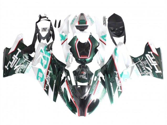 Preisgünstige BMW S1000RR Motorrad Verkleidung 2015-2016 - Weiss Grun Schwarz
