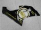 Preisgünstige Kawasaki ZX6R Motorrad Verkleidung 2005-2006 - Glanzendes Schwarz Weiss Gold Lucky Strike