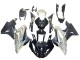 Preisgünstige BMW S1000RR Motorrad Verkleidung 2015-2016 - Silber Glanzendes Schwarz Matt Schwarz