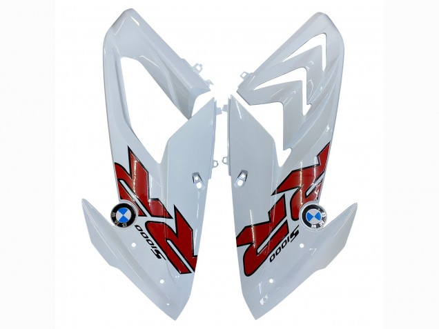 Preisgünstige BMW S1000RR Motorrad Verkleidung 2015-2016 - Weiss Schwarz Carbonfaser