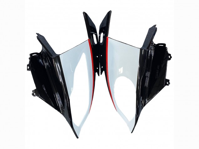 Preisgünstige BMW S1000RR Motorrad Verkleidung 2015-2016 - Weiss Schwarz Carbonfaser