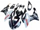 Preisgünstige BMW S1000RR Motorrad Verkleidung 2015-2016 - Weiss Glanzendes Schwarz