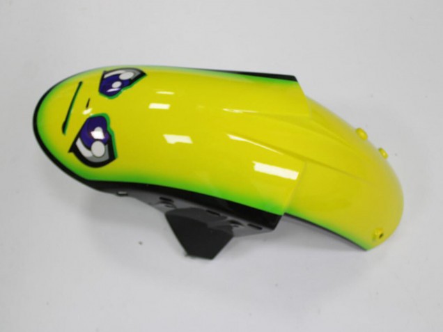 Preisgünstige Kawasaki ZX6R Motorrad Verkleidung 2005-2006 - Blau Gelb Schwarz Hai