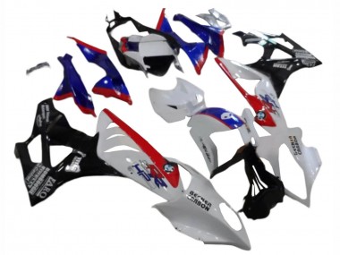Preisgünstige BMW S1000RR Abs Verkleidungen 2009-2014 - Weiss Rot Blau Glanzendes Schwarz