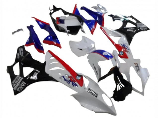 Preisgünstige BMW S1000RR Abs Verkleidungen 2009-2014 - Weiss Rot Blau Glanzendes Schwarz