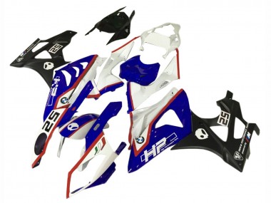 Preisgünstige BMW S1000RR Motorrad Verkleidungen Kit 2009-2014 - Weiss Rot Blau Schwarz HP