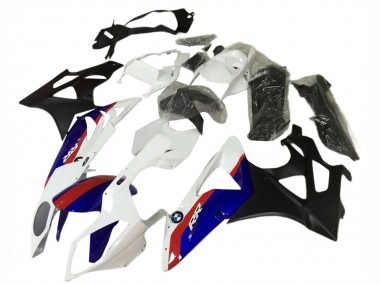 Preisgünstige BMW S1000RR Motorrad Verkleidung 2009-2014 - Weiss Rot Blau Schwarz