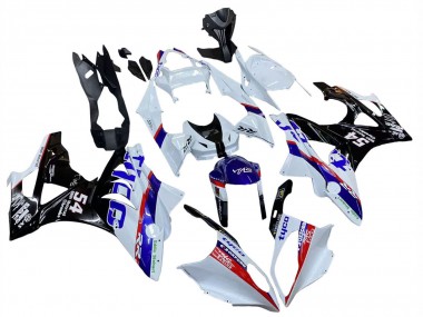 Preisgünstige BMW S1000RR Motorrad Verkleidung 2009-2014 - Weiss Rot Blau Schwarz Tyco