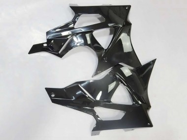 Preisgünstige BMW S1000RR Motorrad Verkleidung 2009-2014 - Silber Blau Glanzendes Schwarz