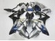 Preisgünstige BMW S1000RR Motorrad Verkleidung 2009-2014 - Silber Blau Glanzendes Schwarz