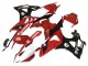 Preisgünstige BMW S1000RR Motorrad Verkleidung 2009-2014 - Rot Weiss Glanzendes Schwarz