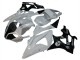 Preisgünstige BMW S1000RR Motorrad Verkleidung 2009-2014 - Weiss Glanzendes Schwarz