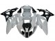 Preisgünstige BMW S1000RR Motorrad Verkleidung 2009-2014 - Weiss Glanzendes Schwarz