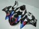 Preisgünstige BMW S1000RR Motorrad Verkleidung 2009-2014 - Blau Rot Matt Schwarz Castrol