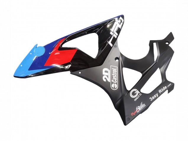 Preisgünstige BMW S1000RR Motorrad Verkleidung 2009-2014 - Blau Rot Matt Schwarz Castrol