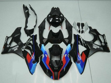 Preisgünstige BMW S1000RR Motorrad Verkleidung 2009-2014 - Blau Rot Matt Schwarz Castrol