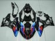 Preisgünstige BMW S1000RR Motorrad Verkleidung 2009-2014 - Blau Rot Matt Schwarz Castrol