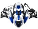 Preisgünstige BMW S1000RR Motorrad Verkleidung 2009-2014 - Weiss Blau Glanzendes Schwarz Castrol