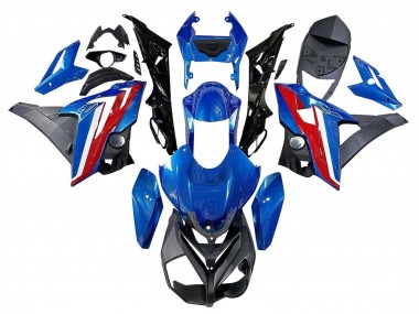 Preisgünstige BMW S1000R Motorrad Verkleidung 2014-2016 - Blau Rot