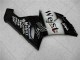 Preisgünstige Kawasaki ZX6R Motorrad Verkleidung 2005-2006 - Glanzendes Schwarz Weiss West