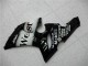 Preisgünstige Kawasaki ZX6R Motorrad Verkleidung 2005-2006 - Glanzendes Schwarz Weiss West