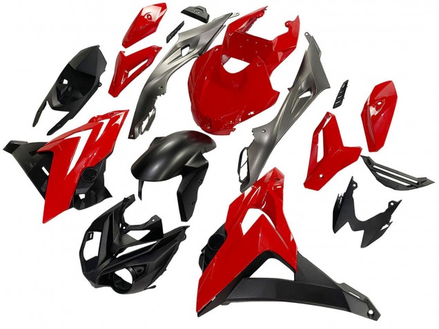 Preisgünstige BMW S1000R Motorrad Verkleidung 2014-2016 - Schwarz Rot