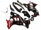 Preisgünstige Suzuki GSX600F/GSX750F Motorrad Verkleidung 2004-2006 - Glanzendes Schwarz Rot Flamme
