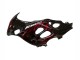 Preisgünstige Suzuki GSX600F/GSX750F Motorrad Verkleidung 2004-2006 - Glanzendes Schwarz Rot Flamme