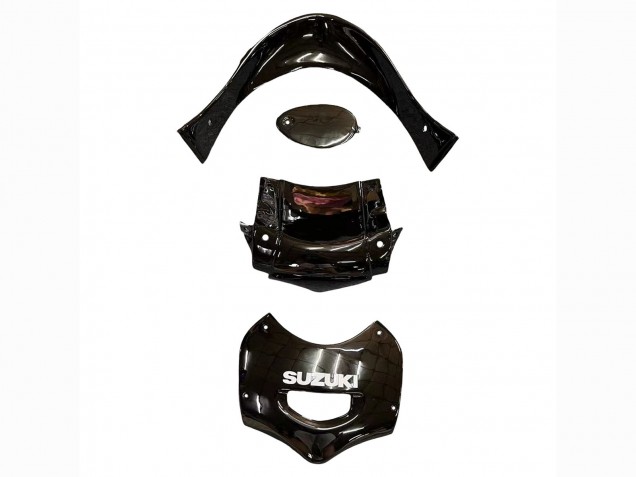 Preisgünstige Suzuki GSX600F/GSX750F Motorrad Verkleidung 2004-2006 - Glanzendes Schwarz Rot Flamme