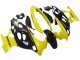 Preisgünstige Suzuki GSX600F/GSX750F Motorrad Verkleidung 2004-2006 - Glanzendes Schwarz Gelb