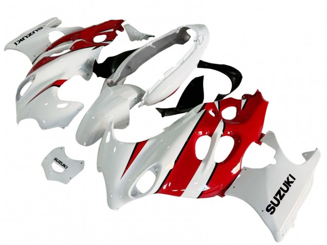 Preisgünstige Suzuki GSX600F/GSX750F Motorrad Verkleidung 2004-2006 - Weiss Rot