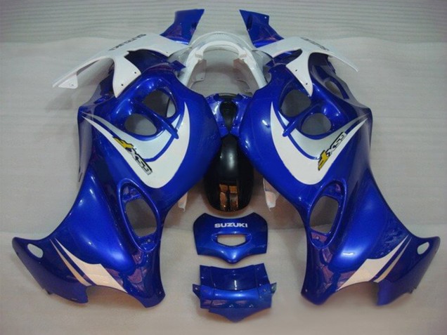 Preisgünstige Suzuki GSX600F/GSX750F Motorrad Verkleidung 2004-2006 - Blau Weiss