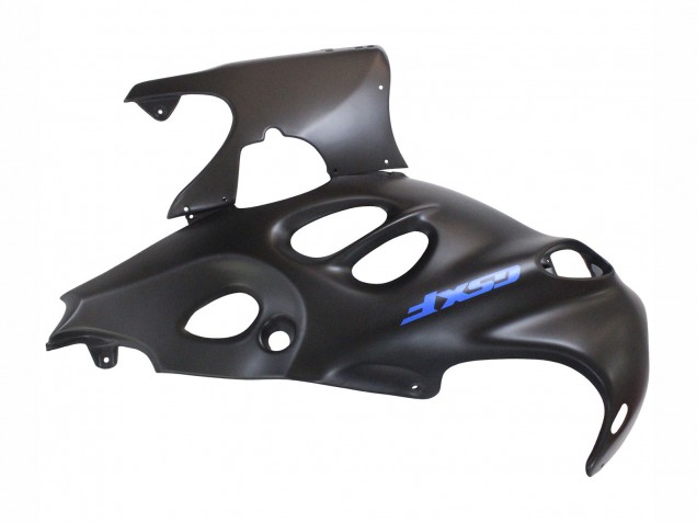 Preisgünstige Suzuki GSX600F/GSX750F Motorrad Verkleidung 2004-2006 - Matt Schwarz mit Blau Logo